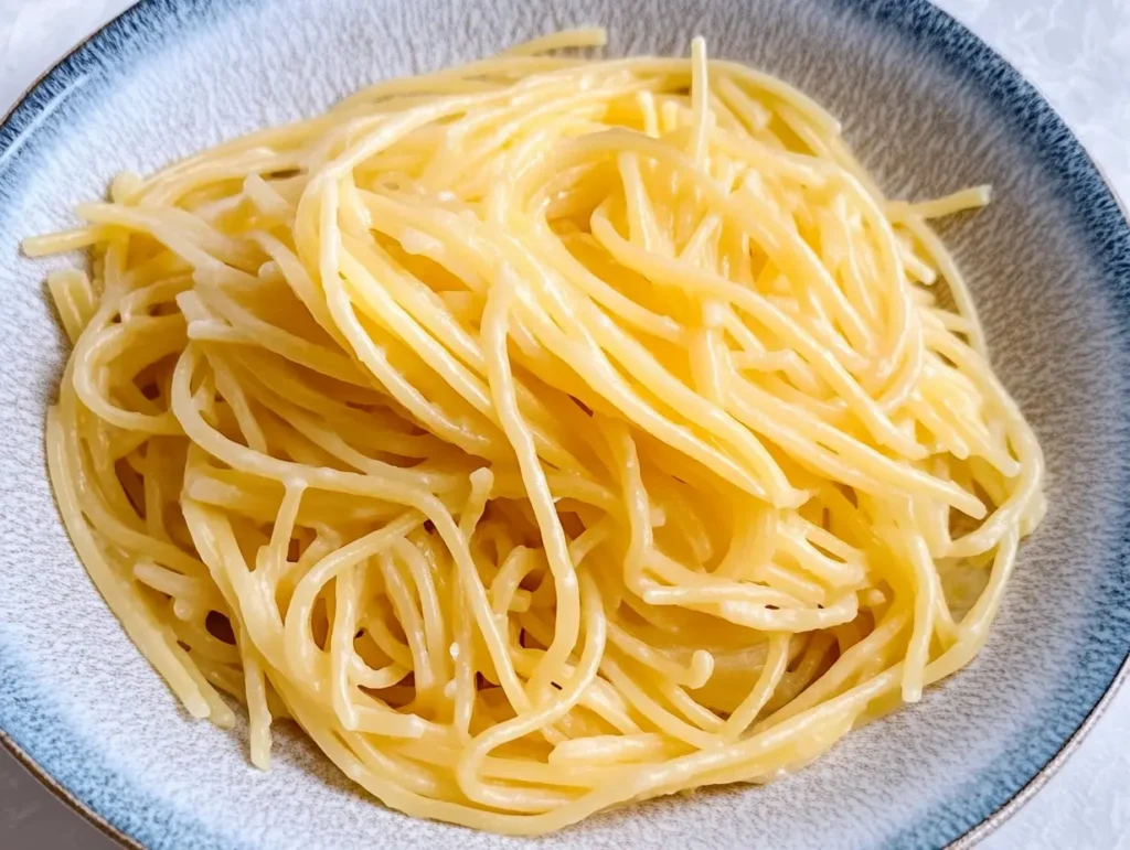 Rinse pasta for cold salad